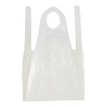 Picture of Flat Pack Disposble White Apron  (1000)  CLEARANCE