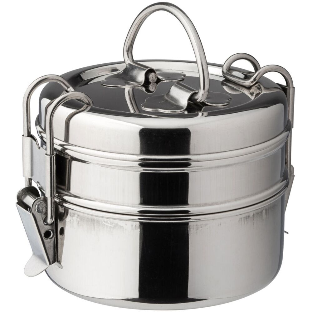 Picture of 2 Tier Tiffin Box 4.25" (11cm) H: 5.75" (14.5cm)