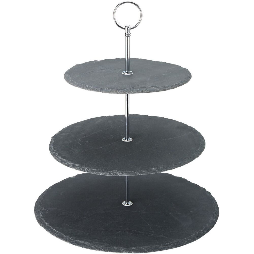 Picture of 3 Tier Slate Platter 12, 10, 8" (30, 25, 20cm)