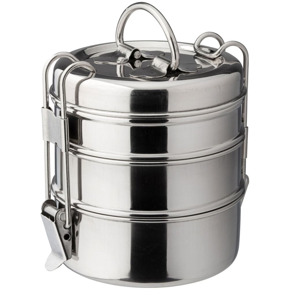 Picture of 3 Tier Tiffin Box 4.25" (11cm) H: 7.5" (19cm)