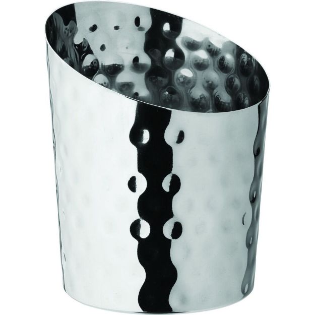 Picture of Angled Conical Hammered Cup 3.75" (9.5cm) 15.5oz