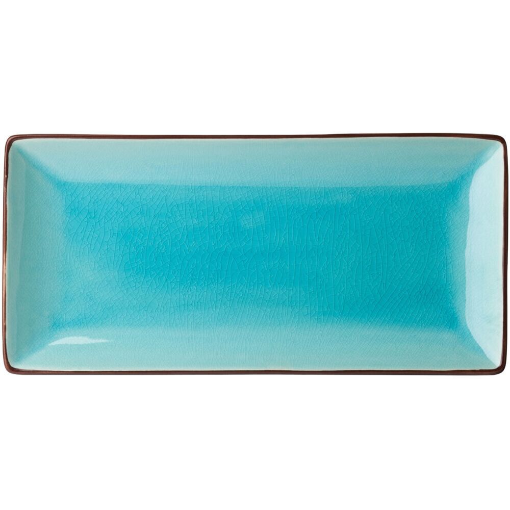 Picture of Aqua Rectangular Plate 11.5 x 5.5" (30 x 14cm)