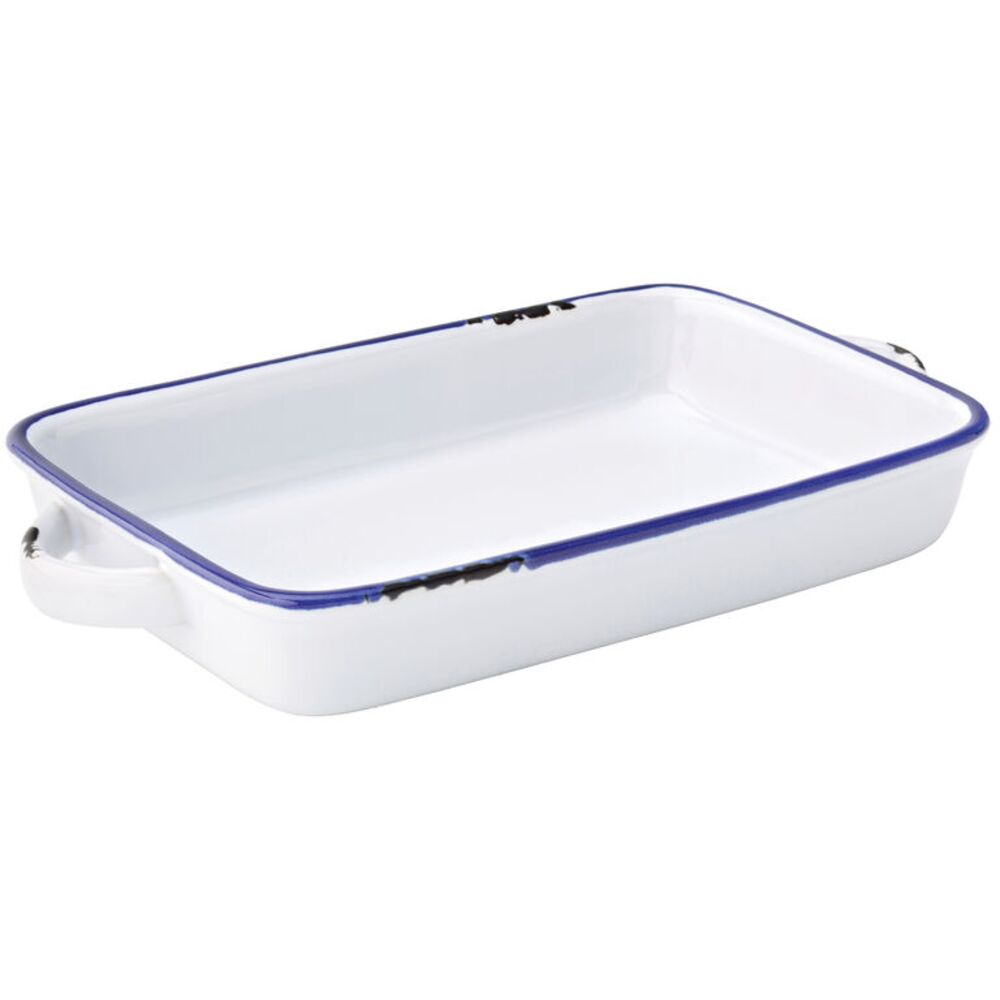 Picture of Avebury Blue Large Rectangular Dish 8.5" (22cm)