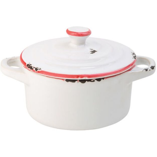 Picture of Avebury Red Mini Casserole 4"(10.5cm) 8.75oz(25cl)