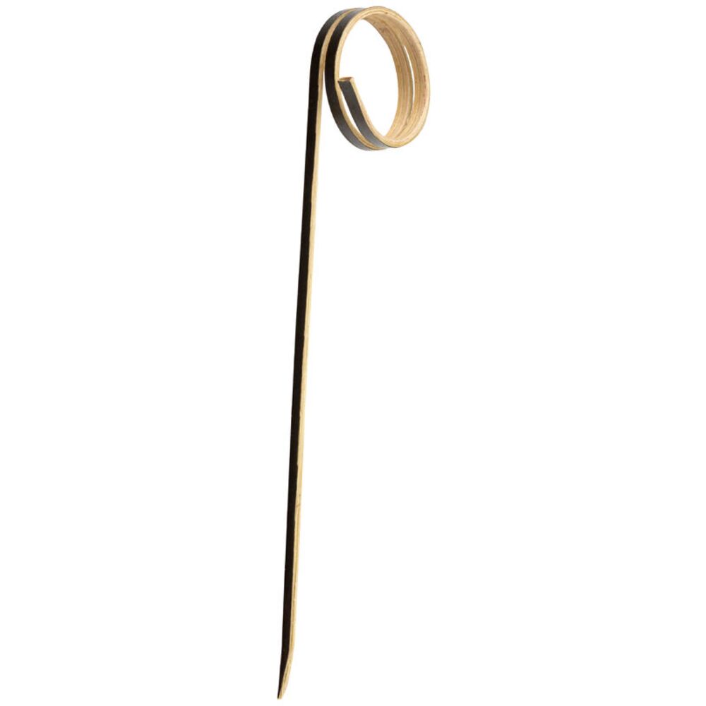 Picture of Bamboo Black Loop Skewer 3.5" (9cm)