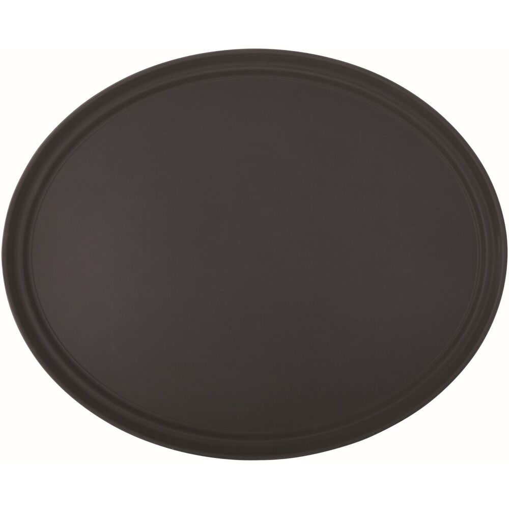 Picture of Black Non Slip Tray Oval 27 x 22" (68.5 x 56.5cm)