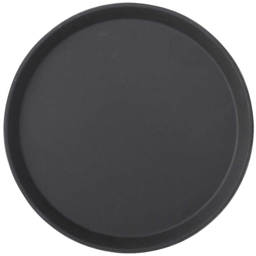 Picture of Black Non Slip Tray Round 11" (28cm)