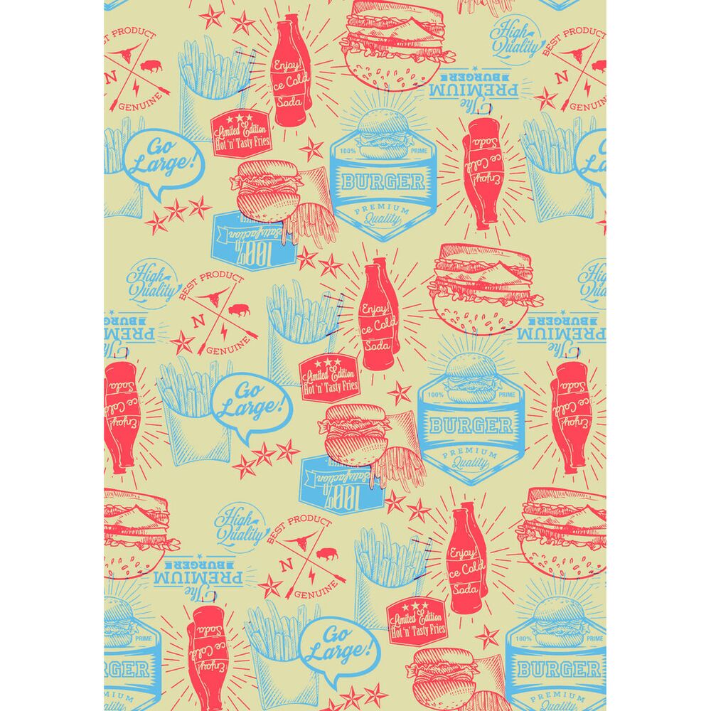 Picture of Burger Presentation Paper 10 x 17" (25.5 x 43cm)