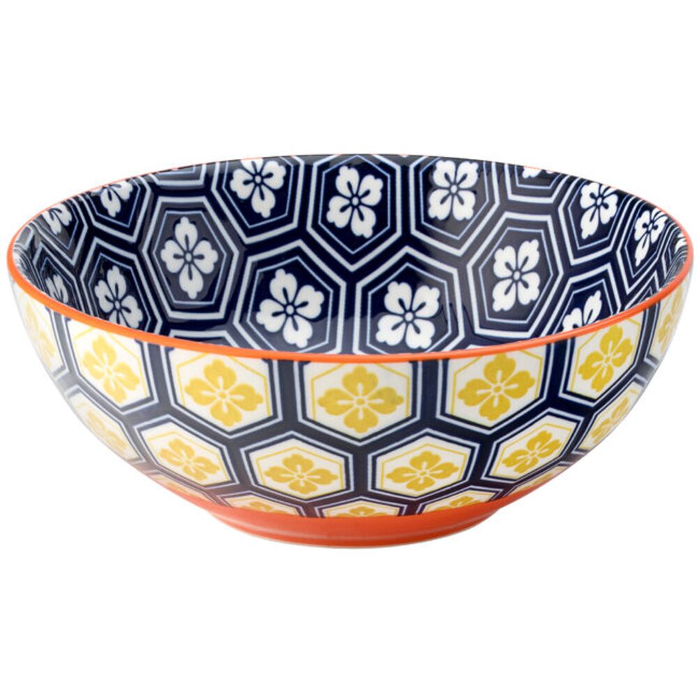 Picture of Cadiz Blue & Orange Bowl 6.3" (16cm)