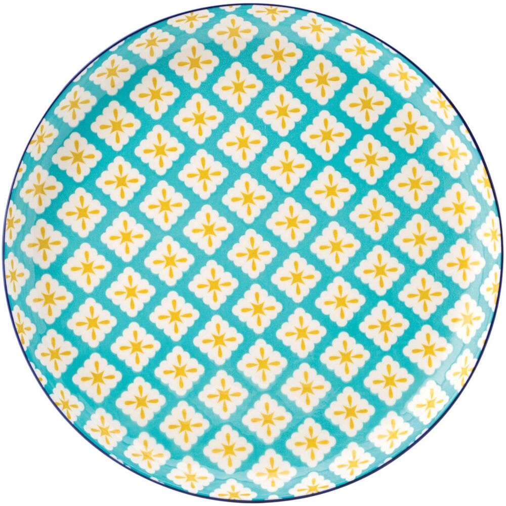 Picture of Cadiz Blue & Yellow Plate 10.5" (27cm)