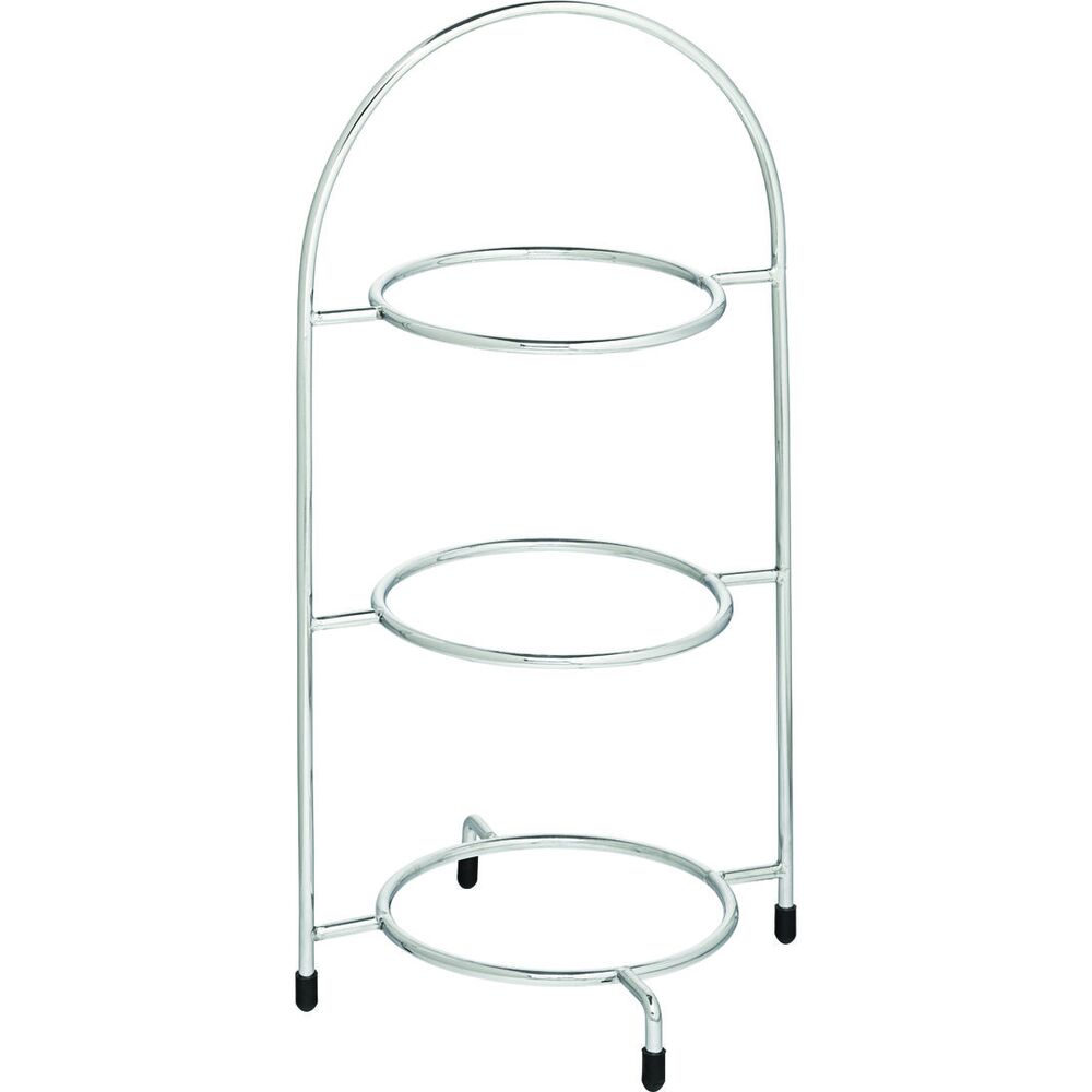 Picture of Chrome 3 Tier Plate Stand 15.5" (39cm)