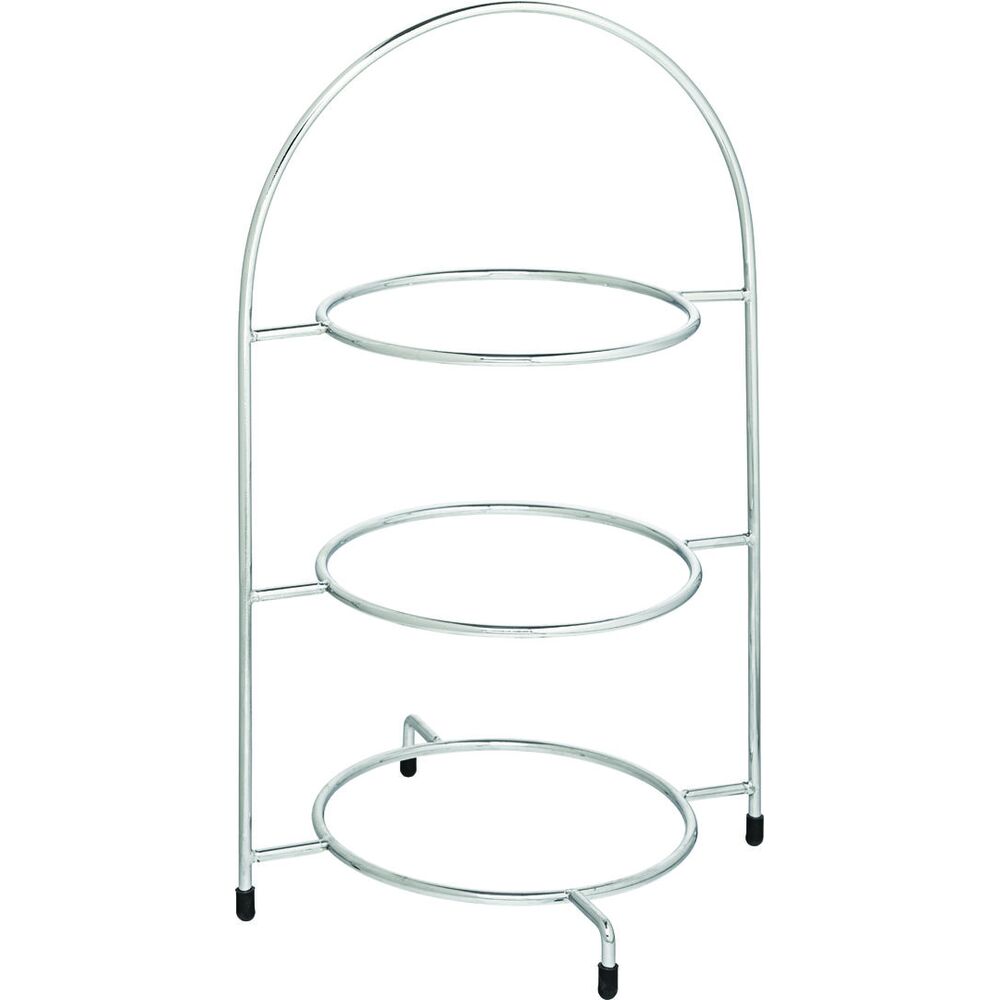 Picture of Chrome 3 Tier Plate Stand 16.5" (42cm)