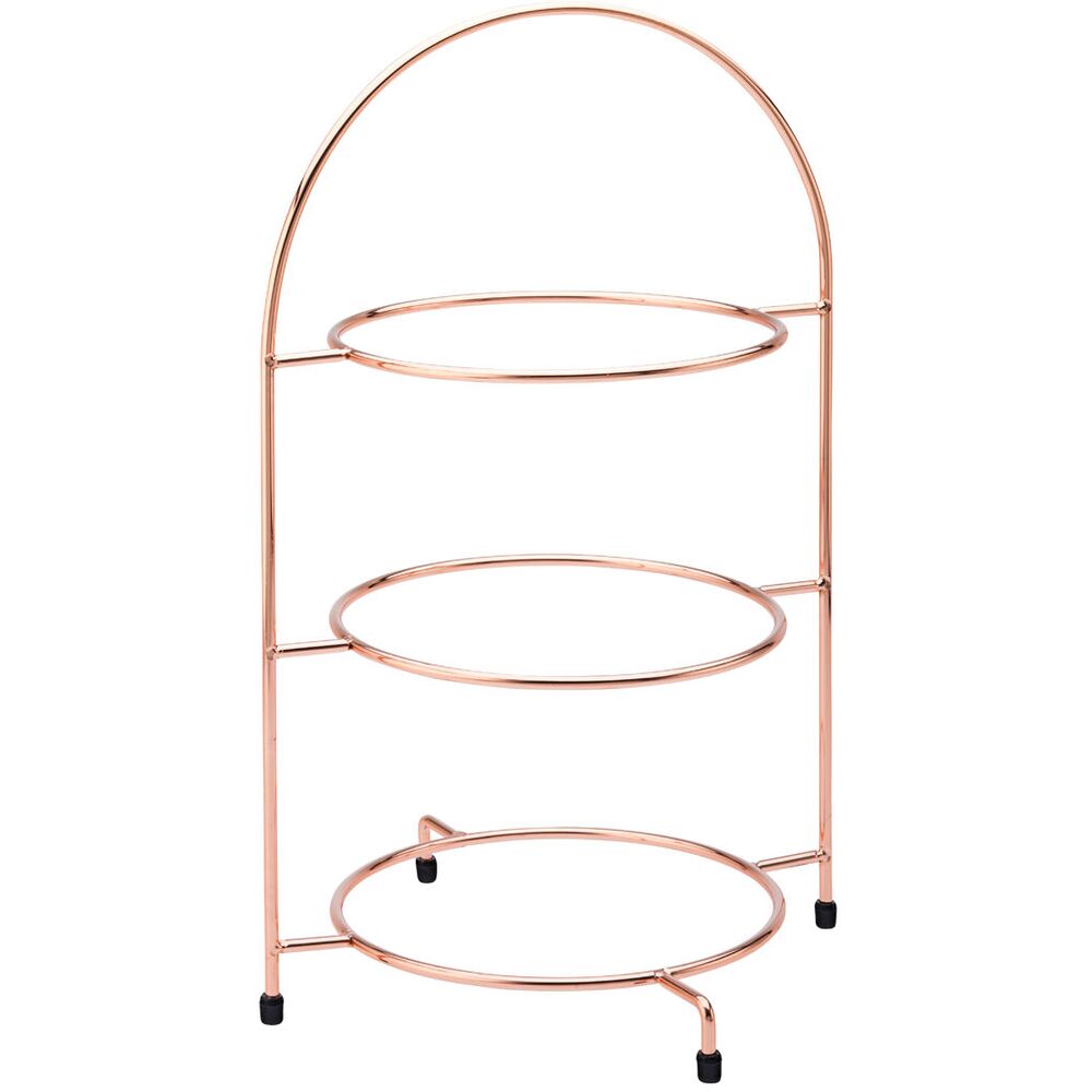 Picture of Copper 3 Tier Plate Stand 17" (43cm)