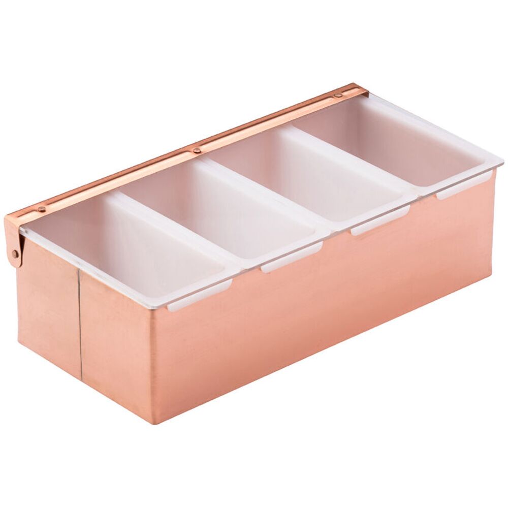 Picture of Copper Condiment Holder - 4 Inserts 11.75" (30cm)