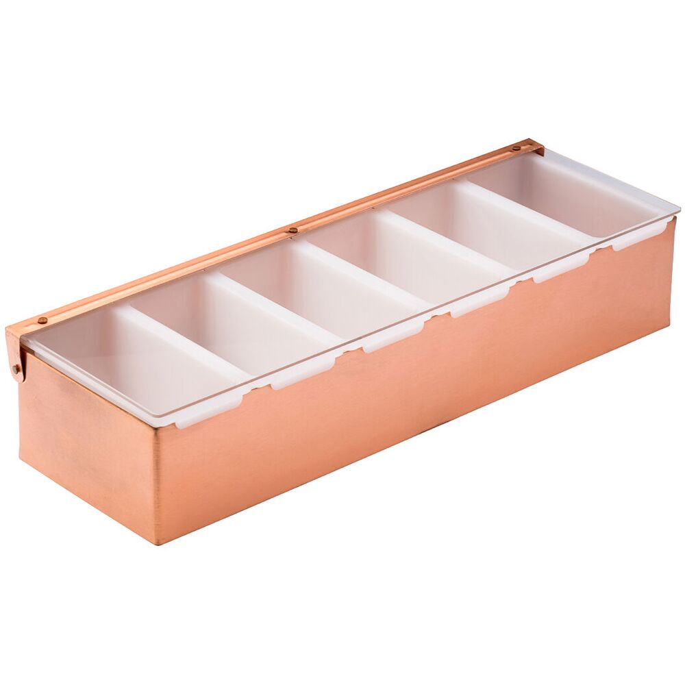 Picture of Copper Condiment Holder - 6 Inserts 17.5" (44.5cm)