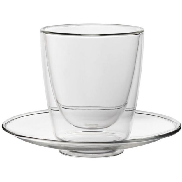 Picture of Double - Walled Cappuccino Cup and Saucer 7.75oz