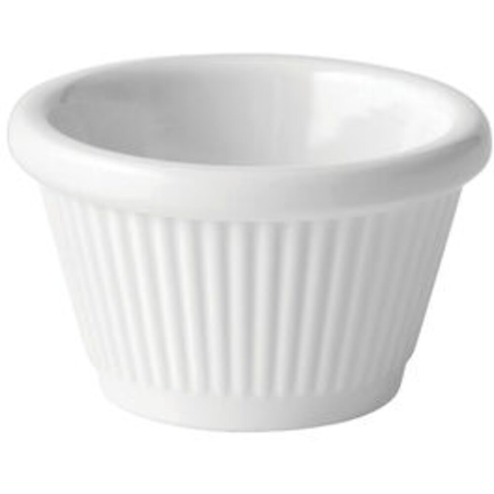 Picture of Fluted White Ramekin 1oz (3cl)