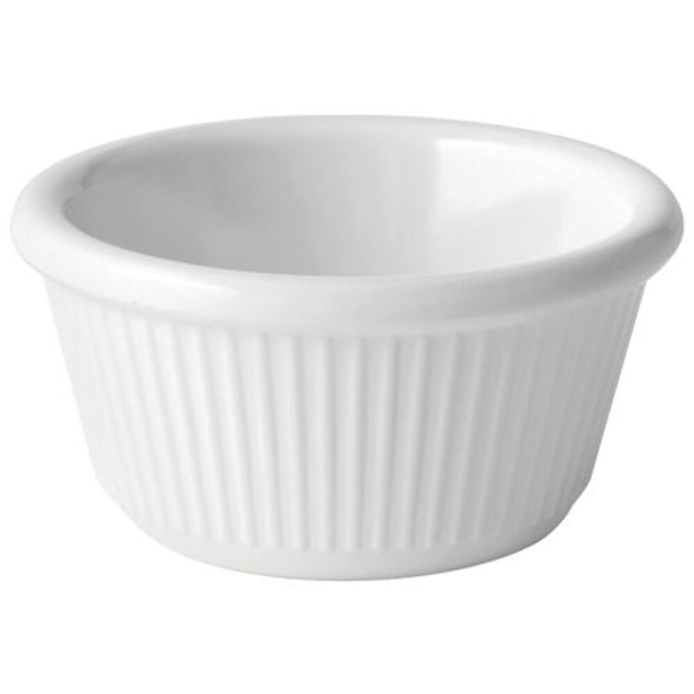 Picture of Fluted White Ramekin 3oz (9cl)