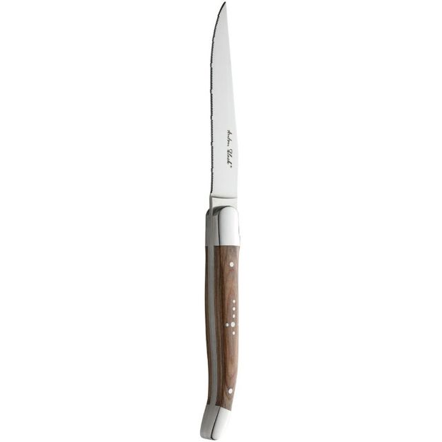Picture of Laguiole Wood Handled Steak Knife - Serrated Edge