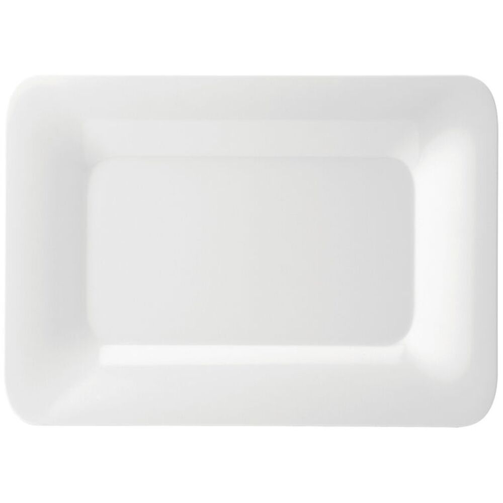 Picture of Melamine Rectangular Rimmed Plate 14 x 10"