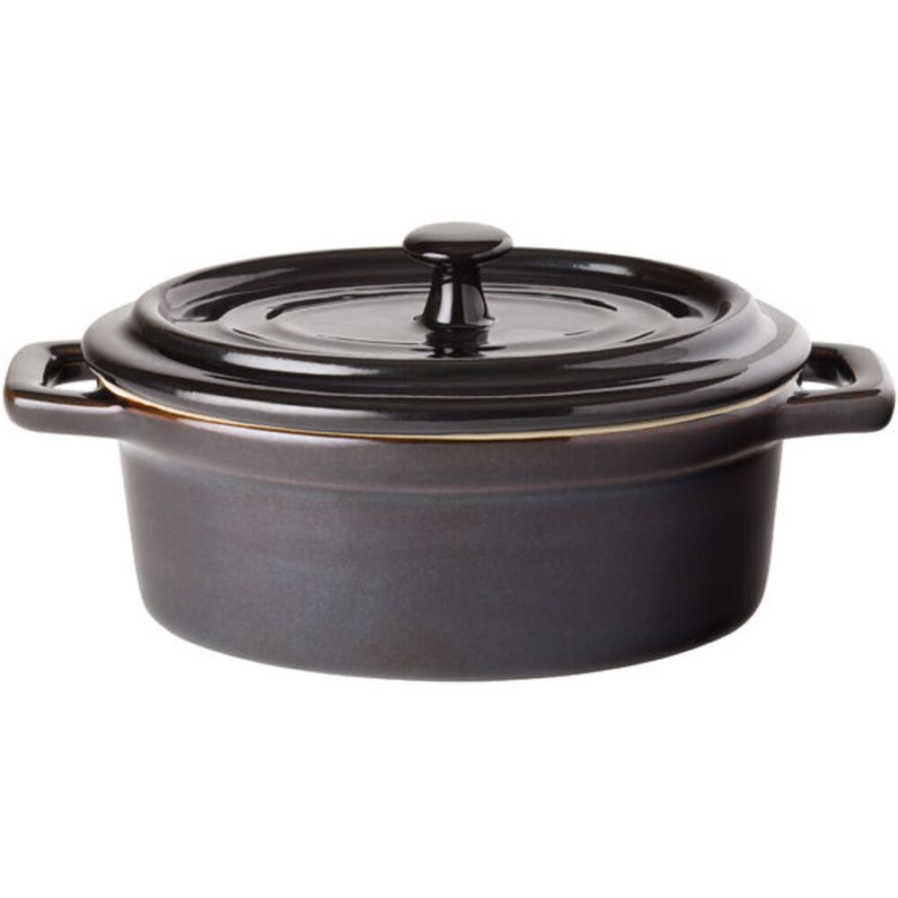 Picture of Midnight Oval Casserole 5" (13cm) 12.5oz (35cl)