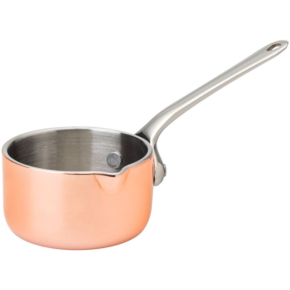 Picture of Mini Copper Pres Saucepan with lip 2.25" (5.5cm)