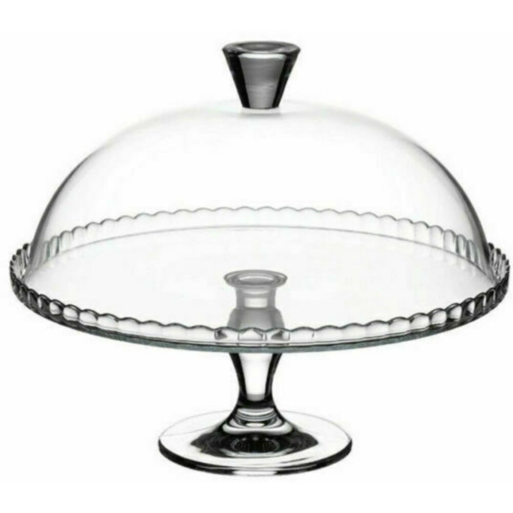 Picture of Patisserie Upturn Footed Plate and Dome 32cm - Set