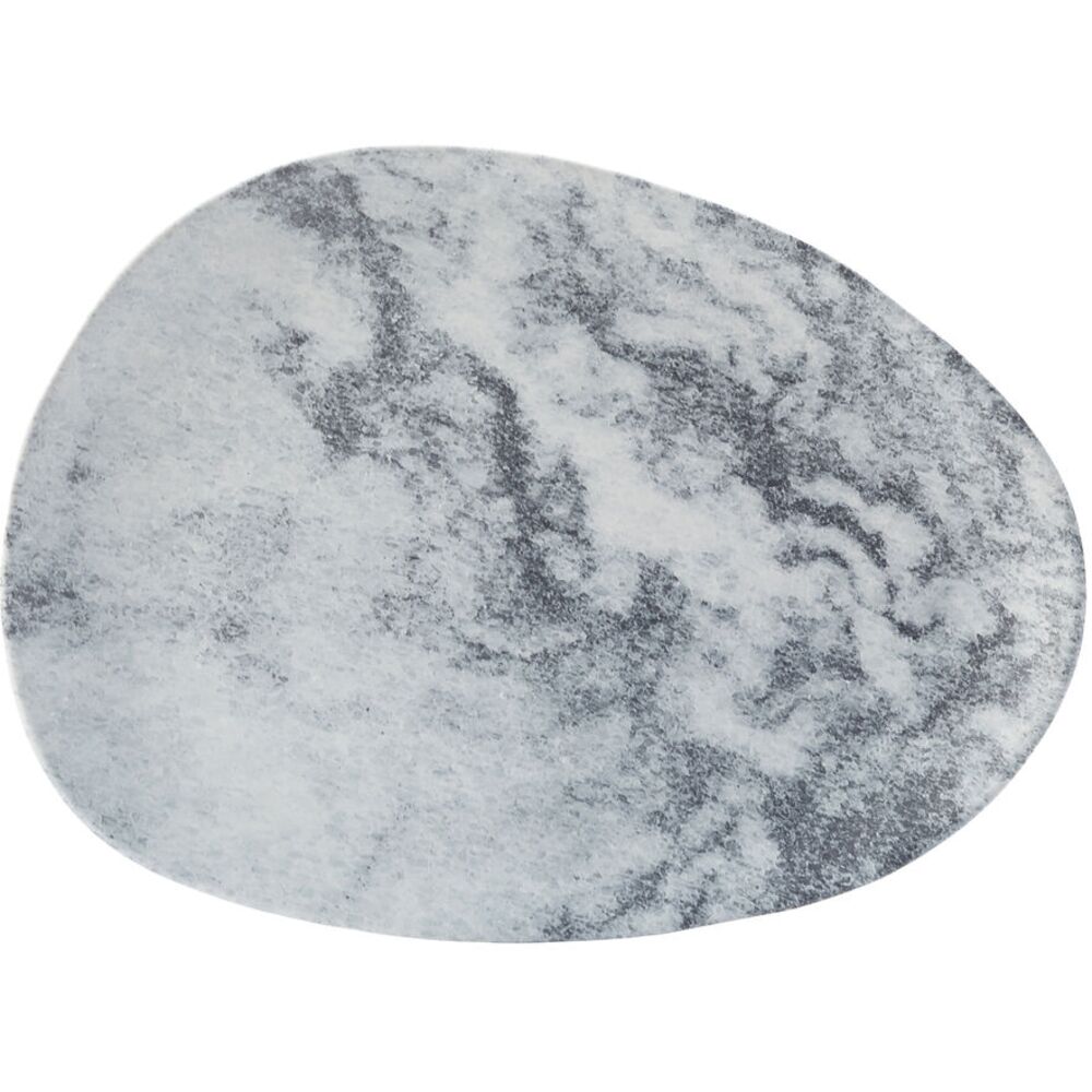 Picture of Pebble Platter 16 x 11.75" (41 x 30cm) - Grey