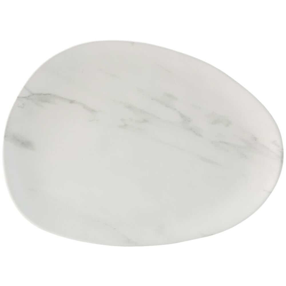 Picture of Pebble Platter 16 x 11.75" (41 x 30cm) - White