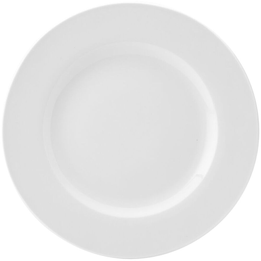 Picture of Pure White Wide Rim Plate 10.6" (27cm)