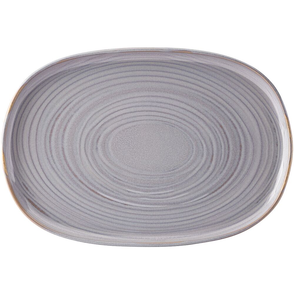 Picture of Santo Dark Grey Platter 13" (33cm)