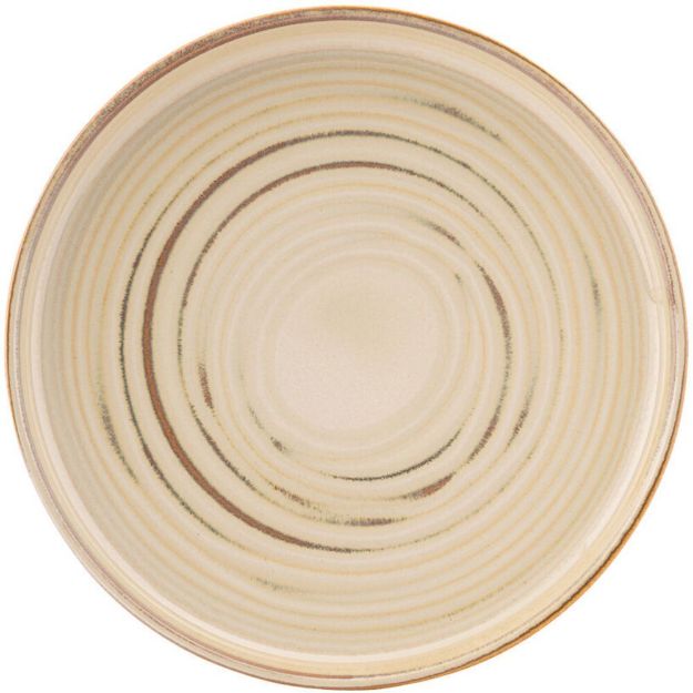 Picture of Santo Taupe Coupe Plate 8.5" (22cm)