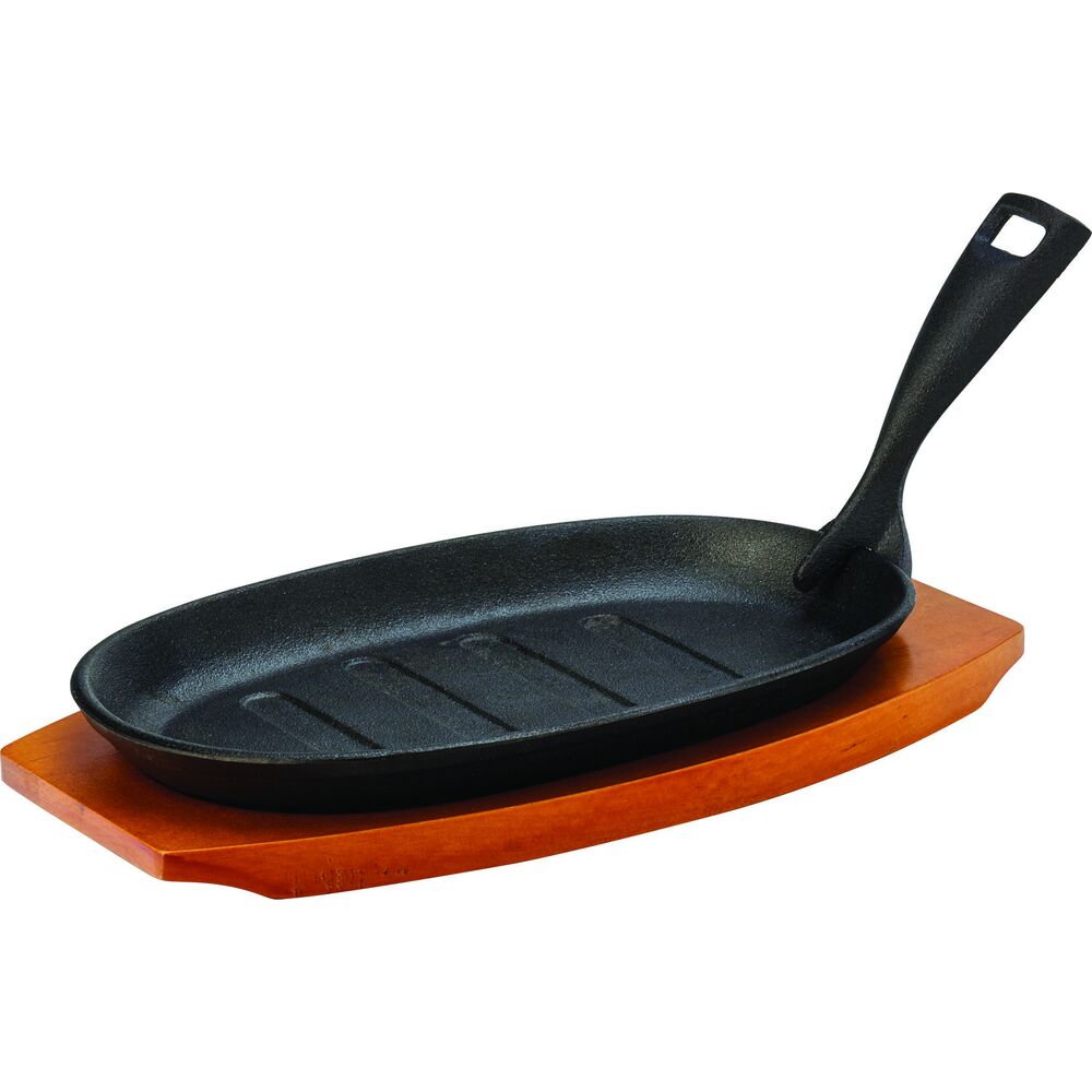 Picture of Sizzle Platter 9.5" (24cm) - with Wooden Base