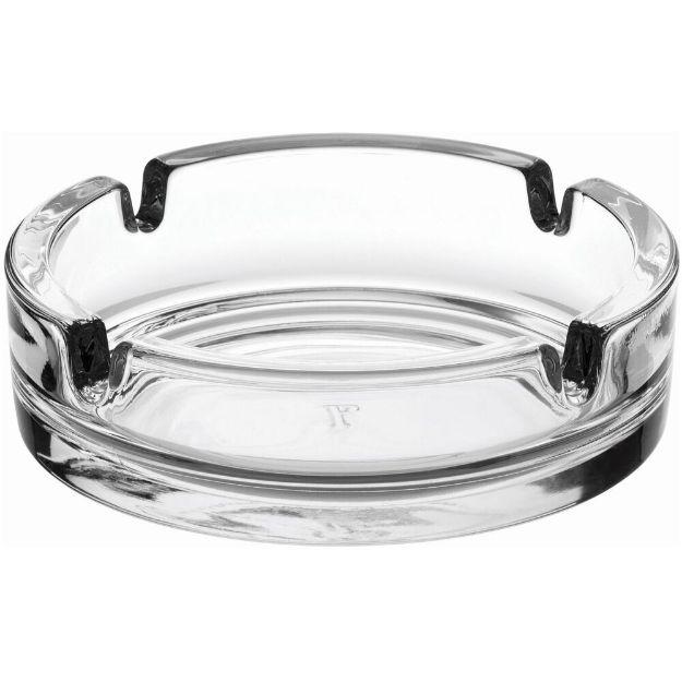 Picture of Small clear Glass Stackable Ashtray 4.25" (11cm)