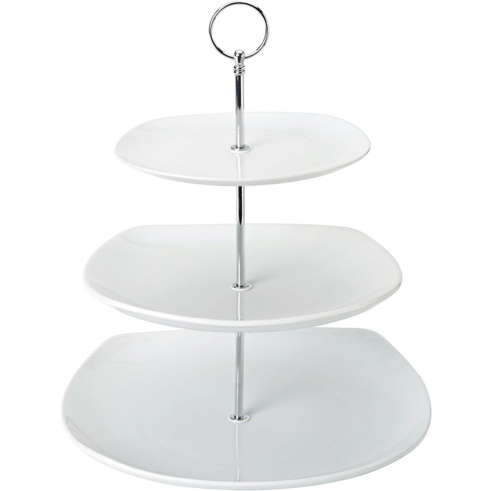 Picture of Titan Square 3 Tiered Plate 7.75" 9.75" 11.5"