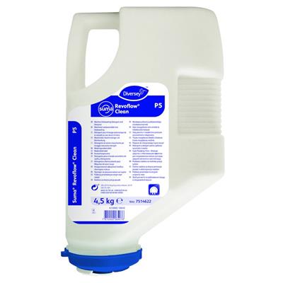 Picture of Suma Revoflow Clean P5 1x4.5kg - Machine powder dishwashing detergent for medium hard water for use in Diversey Revoflow system