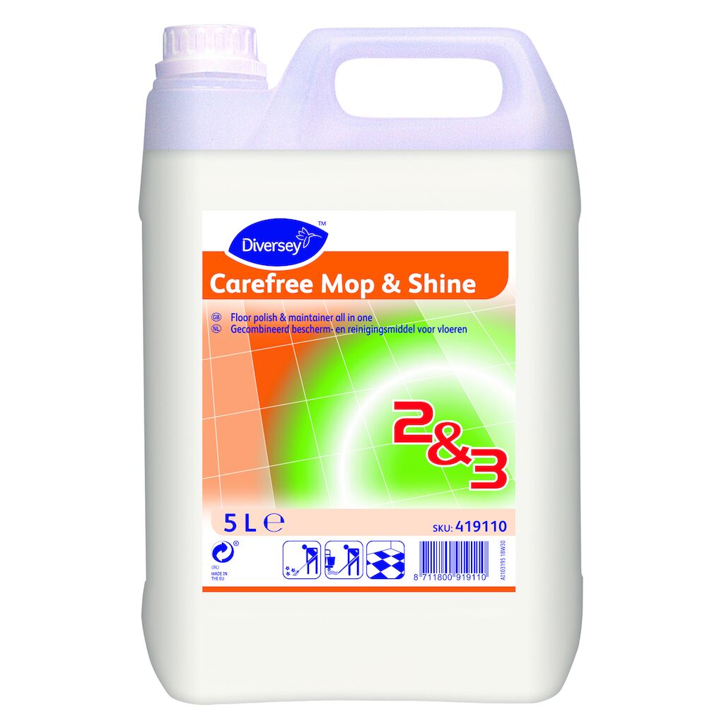 Picture of Carefree Mop & Shine 5L - Polish and cleaner shiner - discontinued line 