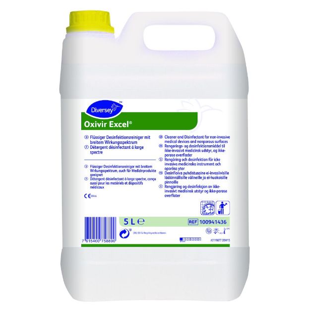 Picture of Oxivir Excel 5L - Cleaner and Disinfectant for nonporous surfaces and non-invasive medical devices