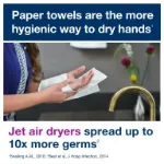 Picture of Tork Xpress® Multifold Hand Towels White H2, Advanced, 2-ply, Z-fold, 100% Recycled Fibres, 21 x 180 Sheets, 120225