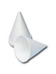 Picture of 4oz Paper Water Cone Compostable (25x200)