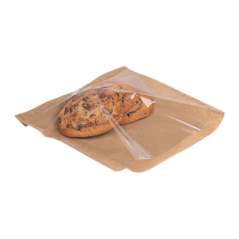 Picture of BROWN Film Fronted Bag,  8.5"x8.5"  1000pk