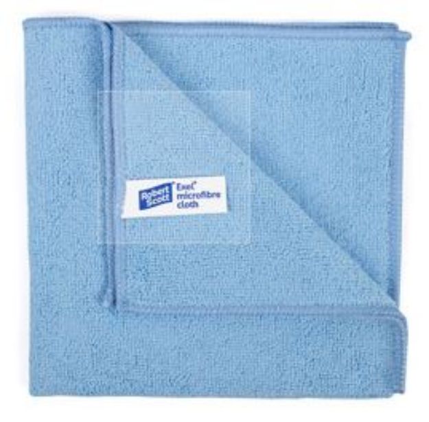 Picture of PRO Microfibre Cloth 40cm BLUE 10pk