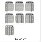 Picture of Evolution City QUAD Bin1074x956x430cm - 4 compartment