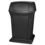 Picture of Rubbermaid RANGER® Door Top 132.5L Black Bin