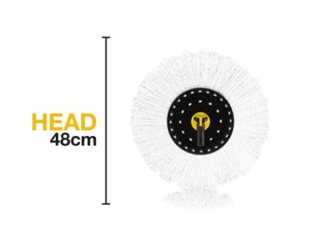 Picture of Spin Mop PAPA Head Only White (1 mop head) 
