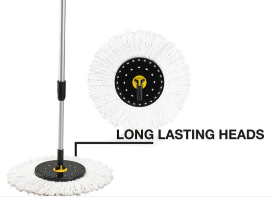Picture of Spin Mop PAPA Head Only White (1 mop head) 