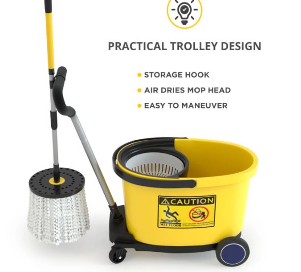 Picture of Spin Mop PAPA Commercial Cleaning System