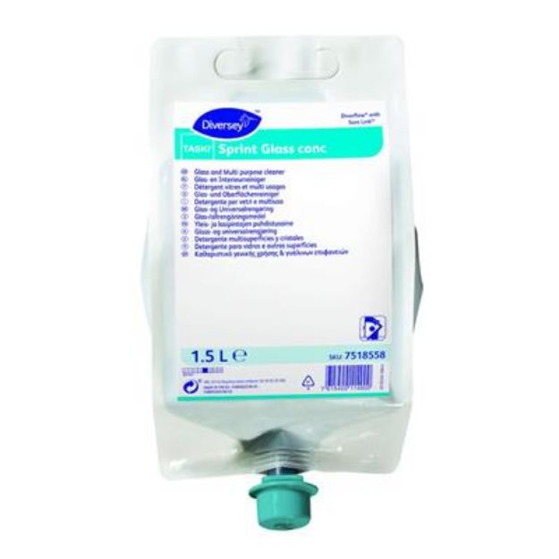 Picture of TASKI Sprint Glass conc 4x1.5L - Highly concentrated glass and multi surface cleaner