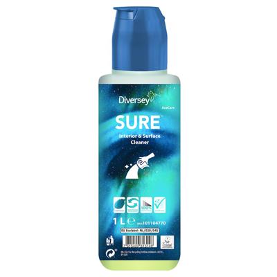 Picture of SURE Interior Surface Cleaner AC 6x1L - Plant based multi purpose cleaner in Diversey AceCare