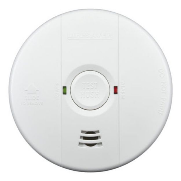 Picture of LifeSaver White SMOKE ALARM with Battery 